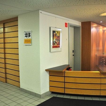 Schiebetüren von uns angefertigt, passend zum Bestand.